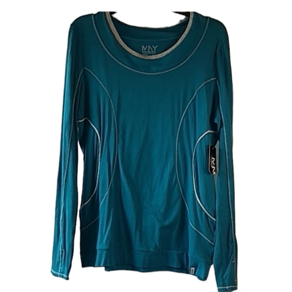 Marc New York performance long sleeve shirt blue - Picture 1 of 7